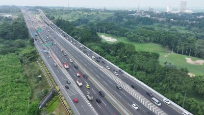 Bekasi - Ruas Jalan Jakarta - Cikampek penghubung Jalan Layang MBZ. Foto: Ist/Gobekasi.id.