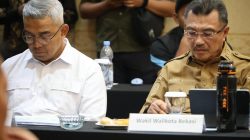 Kota Bekasi - Wakil Wali Kota Bekasi Abdul Harris Bobihoe dalam Forum Diskusi Aktual bertajuk Strategi Pengelolaan Kawasan Stadion Sepak Bola di Daerah Berbasis Pemberdayaan UMKM, Rabu (21/1/2026). Foto: Ist/Gobekasi.id.