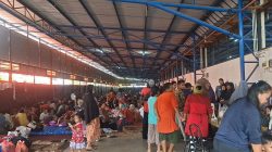 Kabupaten Bekasi - Korban banjir di Babelan, Kabupaten Bekasi, mengungsi. Foto: Gobekasi.id.