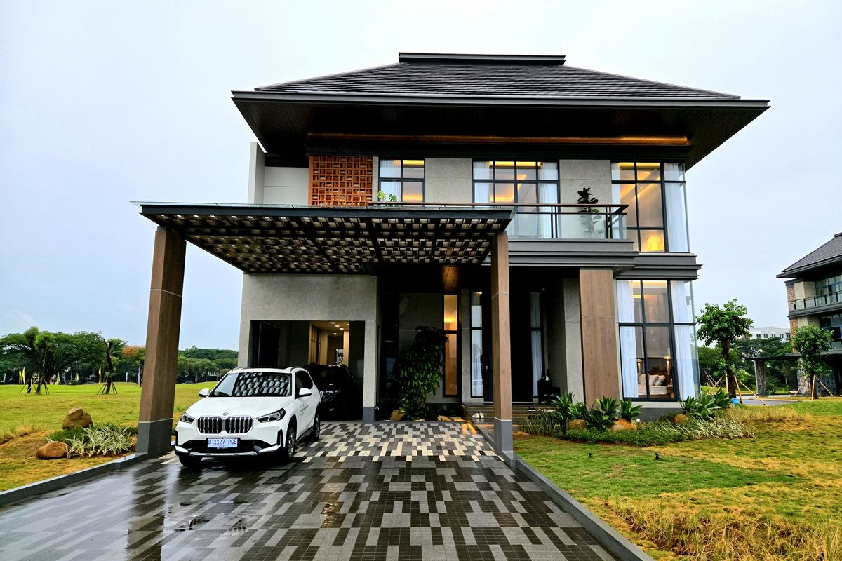 Kota Bekasi - Klaster rumah supermewah Soultan Island Sumarecon Bekasi.