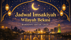 Kota Bekasi - Jadwal Imsakiyah Bekasi. Foto: Gobekasi.id.