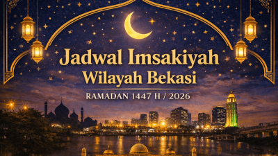 Kota Bekasi - Jadwal Imsakiyah Bekasi. Foto: Gobekasi.id.