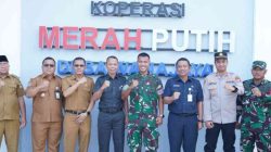 Kabupaten Bekasi - Sekretaris Daerah Kabupaten Bekasi Endin Samsudin saat meresmikan Gerai Koperasi Merah Putih di Desa Wanajaya, Kecamatan Cibitung, Selasa (3/2/2026). Foto: Ist/Gobekasi.id.