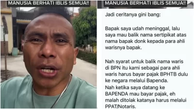 Kota Bekasi - Unggahan video Obi Mesak tentang protesnya terhadap birokrasi di Kota Bekasi, Kamis, 12 Februari 2026. (Instagram @obimesak.nubatonis)