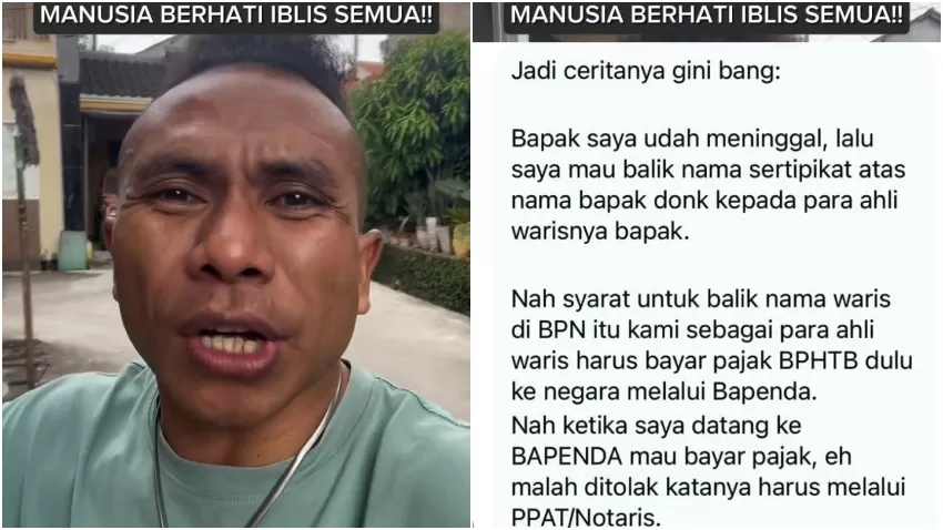 Kota Bekasi - Unggahan video Obi Mesak tentang protesnya terhadap birokrasi di Kota Bekasi, Kamis, 12 Februari 2026. (Instagram @obimesak.nubatonis)