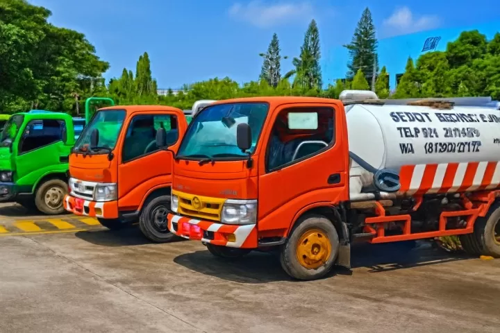 Kota Bekasi - Mobil tangki UPTD PALD Kota Bekasi