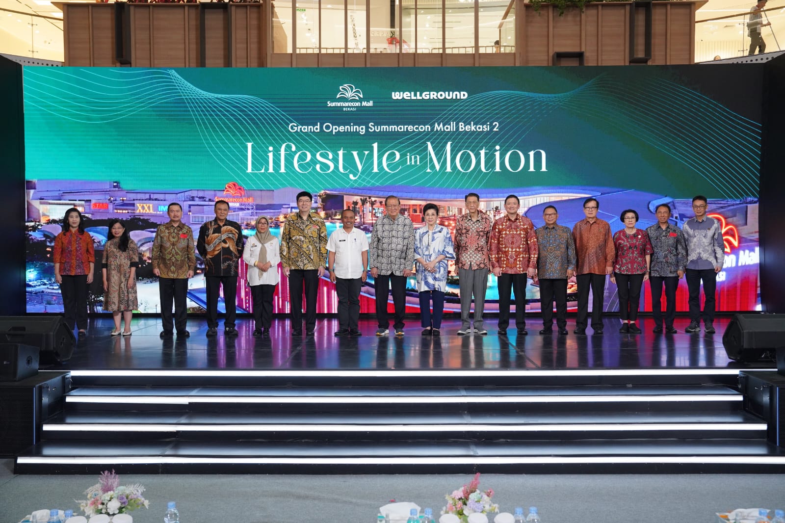 Kota Bekasi - Peresmian Summarecon Mall Bekasi 2 sebagai mal terbesar di Kota Bekasi, sekaligus pusat belanja pertama di Indonesia yang mengintegrasikan konsep Rooftop Sports & Wellness Center, Rabu (4/2/2026). Foto: Ist/Gobekasi.id.