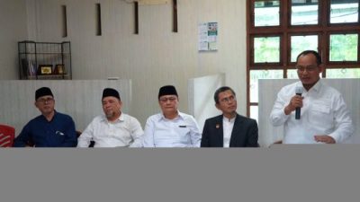Kota Bekasi - Ketua DPRD Kota Bekasi Sardi Efendi menghadiri peresmian Kantor Sekretariat Dewan Pengurus Daerah Perkumpulan Orang Tua Anak Disabilitas Indonesia (PORTADIN) Bekasi Raya. Foto: Ist/Gobekasi.id.