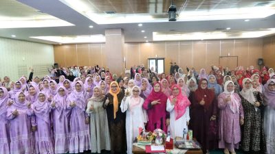 Kota Bekasi - Pengajian rutin gabungan bertema Bersihkan Hati Menyambut Bulan Suci Ramadhan di Aula Nonon Sonthanie, Kota Bekasi, Jumat (6/2/2026). Foto: Ist/Gobekasi.id.