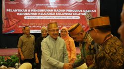 Kota Bekasi - Wakil Wali Kota Bekasi Abdul Harris Bobihoe menghadiri pelantikan Badan Pengurus Daerah Kerukunan Keluarga Sulawesi Selatan (BPD KKSS) periode terbaru di Bekasi Selatan. Foto: Ist/Gobekasi.id.