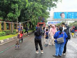 Disdamkarmat Bekasi Gelar Edukasi Kebencanaan di CFD Jalan Ahmad Yani