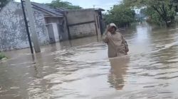 Kabupaten Bekasi - Banjir di Perumahan Bekasi Green Village, Desa Sukamekar, Kecamatan Sukawangi, Kabupaten Bekasi, Jumat (20/2/2026). Foto: Gobekasi.id.