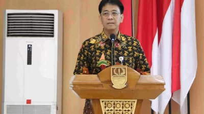 Kabupaten Bekasi - Asisten Pemerintahan dan Kesejahteraan Rakyat (Asda I) Sekretariat Daerah Kabupaten Bekasi, Hudaya. Foto: Ist/Gobekasi.id.