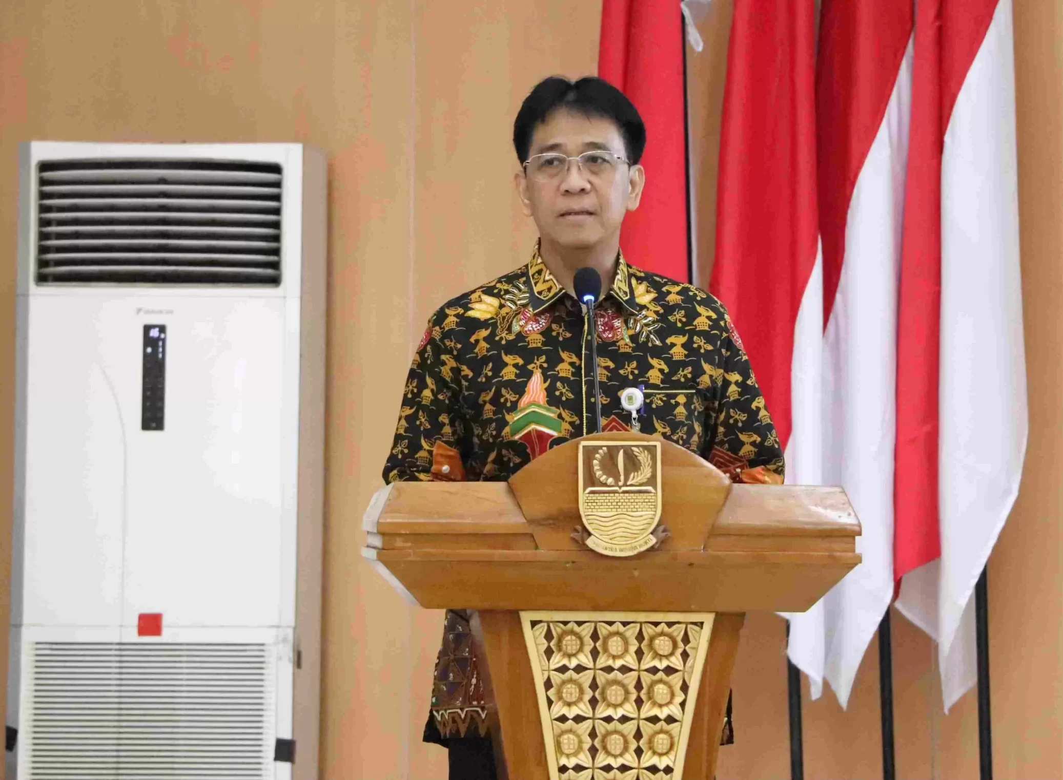 Kabupaten Bekasi - Asisten Pemerintahan dan Kesejahteraan Rakyat (Asda I) Sekretariat Daerah Kabupaten Bekasi, Hudaya. Foto: Ist/Gobekasi.id.