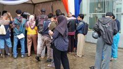 Kota Bekasi - Pendaftaran layanan Motis di Stasiun Bekasi. Foto: Ist