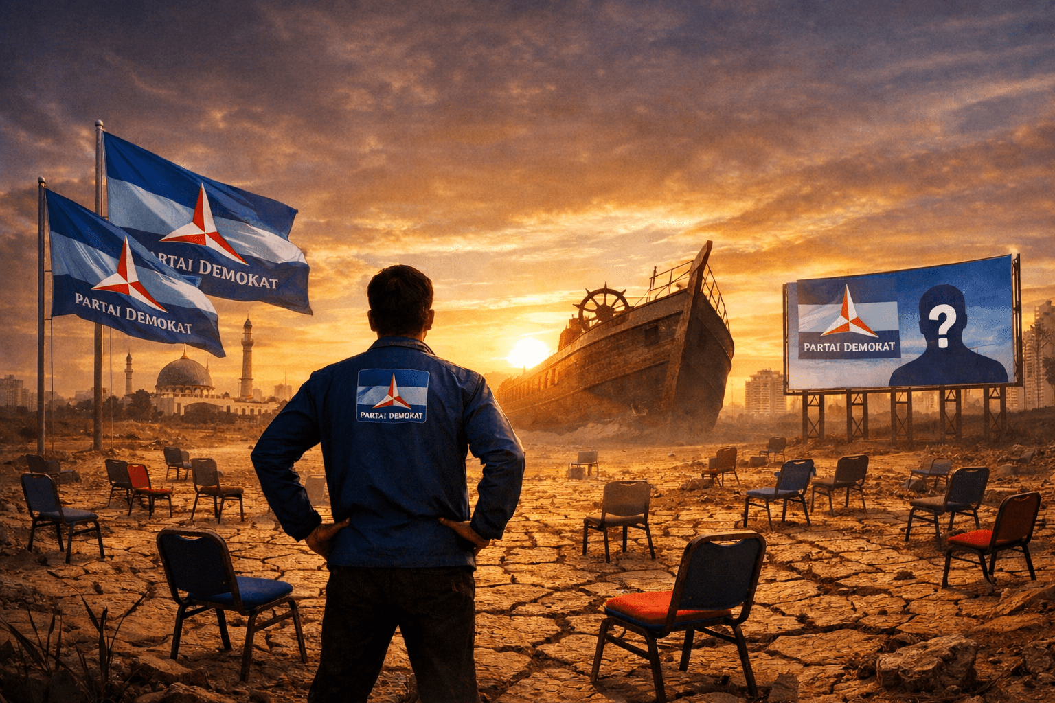 Kota Bekasi - Ilustrasi mencari pimpinan DPC Partai Demokrat Kota Bekasi di Muscab 2026.