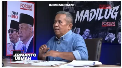 Bekasi - Ermanto Usmana sempat tampil dalam sebuah siniar di YouTube Forum Keadilan TV, membahas dugaan penyimpangan dalam perpanjangan kontrak JICT dengan perusahaan asal Hongkong, Hutchison Port Holdings (HPH). (Youtube Forum Keadilan)