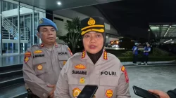 Kabupaten Bekasi - Kapolres Metro Bekasi, Kombes Pol Sumarni dalam Gelar Night Run di Stadion Wibawa Mukti. Foto: Ist/Gobekasi.id.