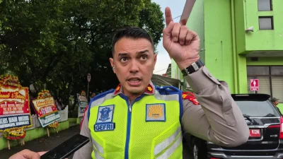Kota Bekasi - Kasat Lantas Polres Metro Bekasi Kota, Kompol Gefri Agitia. Foto: Ist/Gobekasi.id.