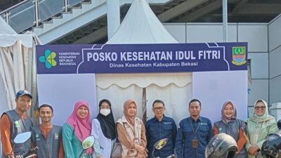 Kabupaten Bekasi - Dinas Kesehatan Kabupaten Bekasi mulai memfungsikan sembilan posko kesehatan strategis untuk mengawal arus mudik Lebaran 2026. Foto: Ist/Gobekasi.id.