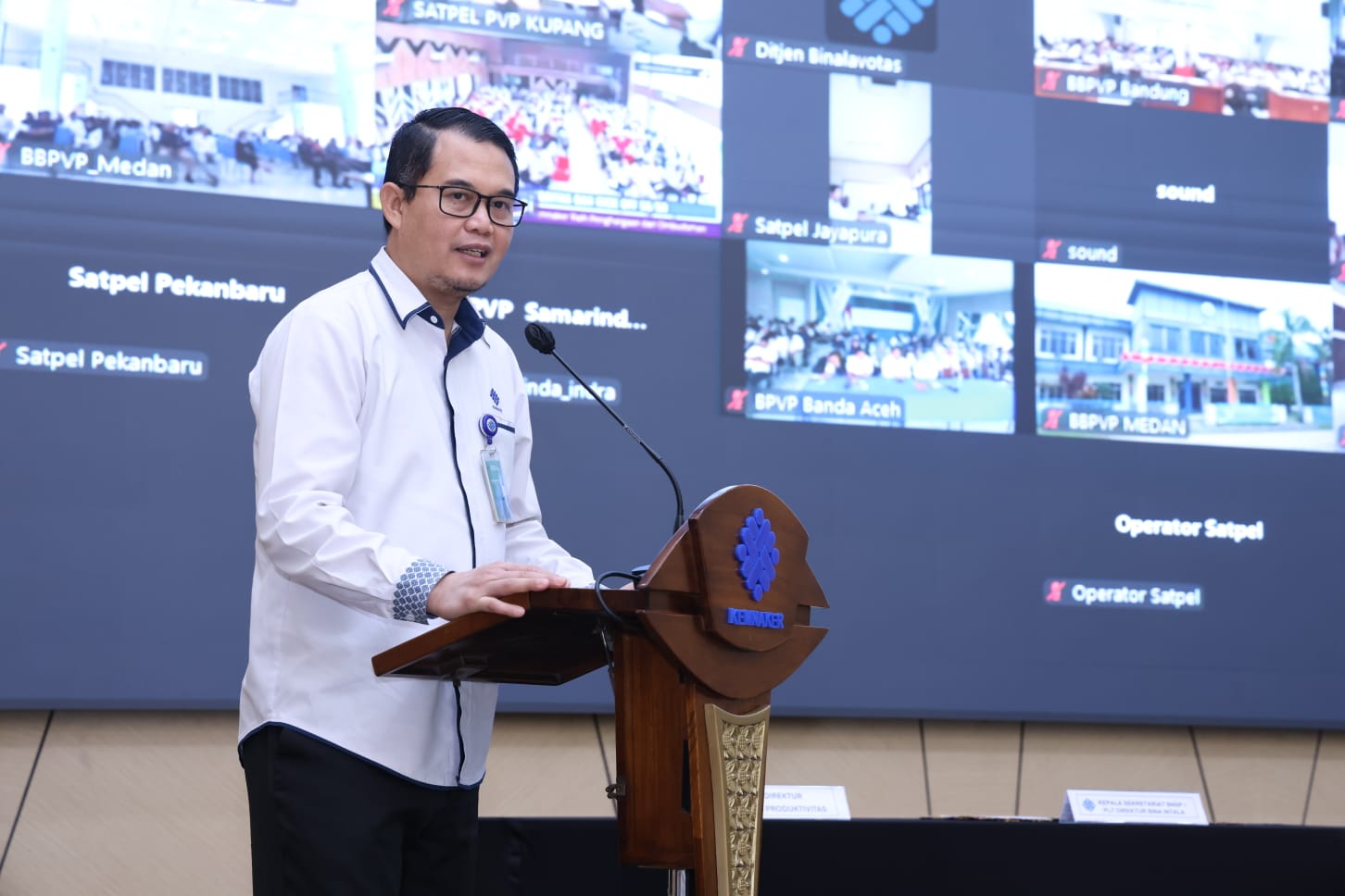 Kota Bekasi - Direktur Jenderal Binalavotas Kemnaker, Darmawansyah. Foto: Ist/Gobekasi.id.