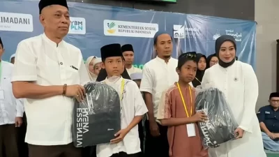Kota Bekasi - Sinergi Kemensos dan Lembaga Sosial Menguat, Ratusan Anak Yatim di Bekasi Tersentuh Bantuan (Instagram @kemensos.ri)