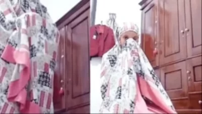 Bekasi - Viral link video wanita mukena pink di Tiktok dan X.