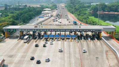 Kota Bekasi - Foto udara GT Cikampek H-7 Lebaran 2026. Foto: Ist/Gobekasi.id.