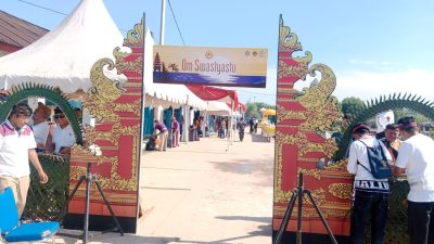 Kabupaten Bekasi - Persiapan Upacara Melasti umat Hindu di Jembatan Cinta, Tarumajaya, Kabupaten Bekasi, Sabtu (14/3/2026). Foto: Ist/Gobekasi.id.