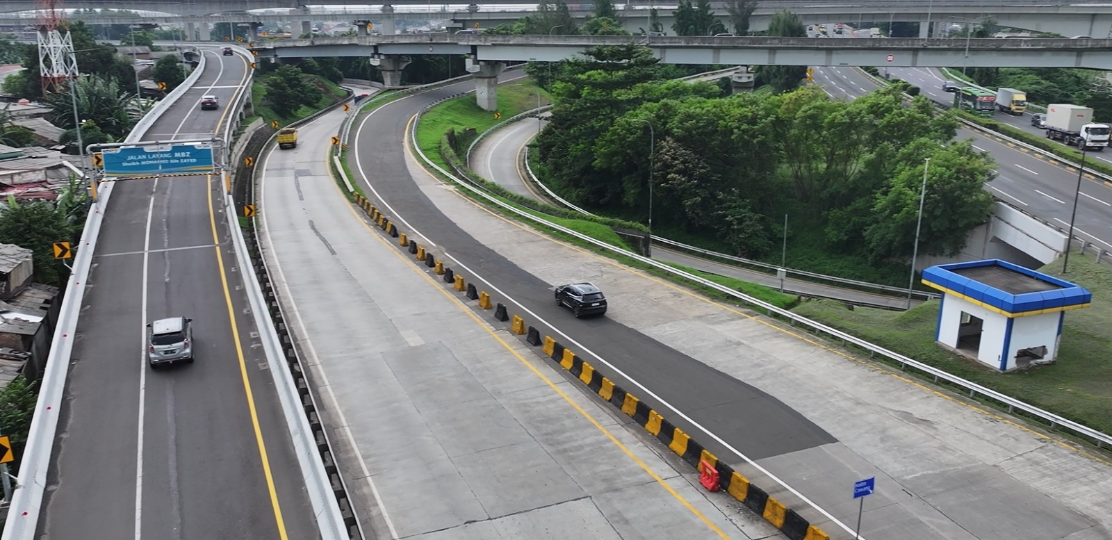 Kota Bekasi - Jalan Layang Tol MBZ. Foto: Ist/Gobekasi.id.