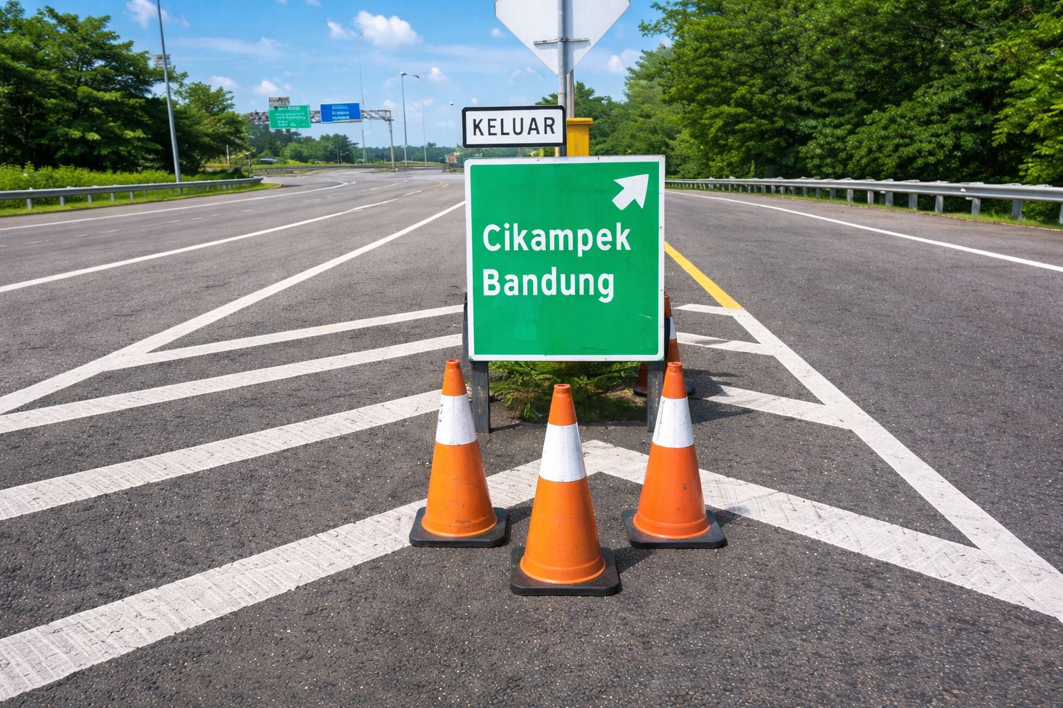 Bekasi - PT Jasamarga Transjawa Tol (JTT) mengeluarkan panduan rute khusus agar perjalanan tidak terhambat bagi warga yang menuju Bandung Imas penerapan One Way yang mengarah ke Jakarta. Foto: Ist/Gobekasi.id.