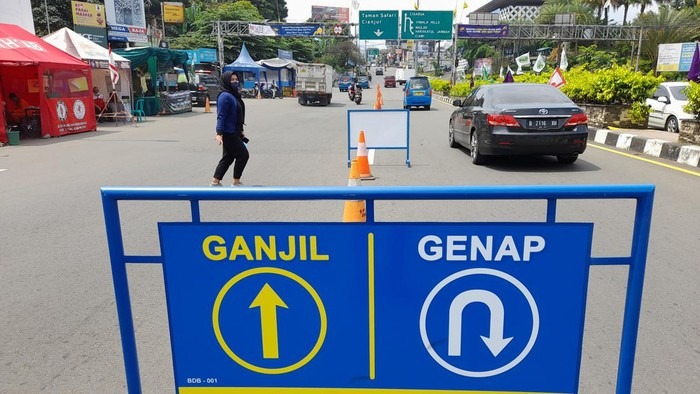Bekasi - Ilustrasi ganjil genap Foto: detikcom