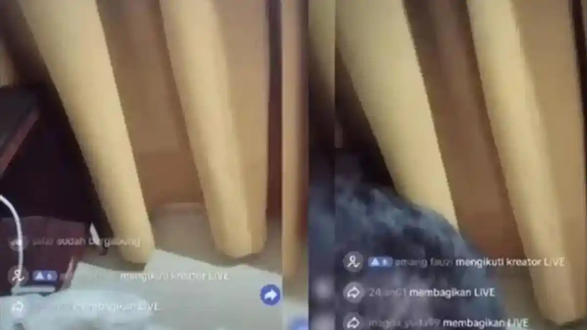 Bekasi - Tangkapan layar video seorang oknum kepala desa (Kades) di Kalimantan Selatan membuat heboh se-Indonesia lantaran berbuat tak senonoh saat live TikTok.