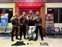 Tim Presisi Polres Metro Bekasi Tangkap Spesialis Curanmor di Pasir Gombong