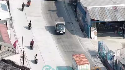 Kota Bekasi - Foto udara Jalan Cipendawa setelah diperbaiki