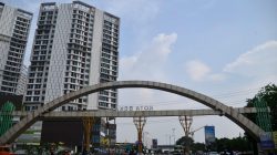 Bekasi - Gapur atau Landmark Bekasi Timur di Jalan HM Joyomartono bakal di bongkar untuk trase Tol Becakayu