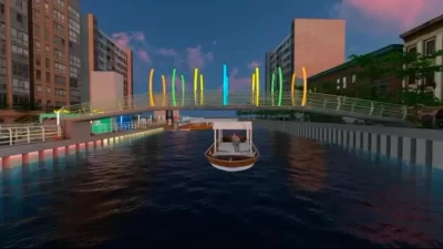 Kota Bekasi - Gambar 3D Wisata Air Kalimalang, Foto: Dok.PT Miju Dharma Angkasa