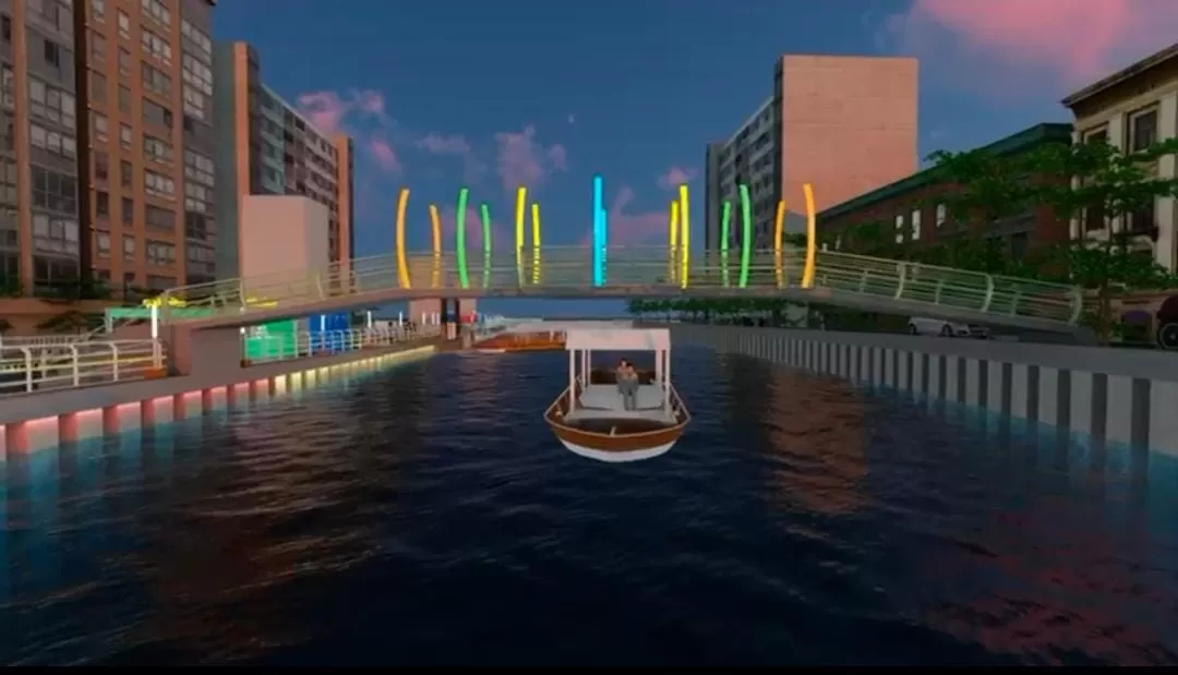 Kota Bekasi - Gambar 3D Wisata Air Kalimalang, Foto: Dok.PT Miju Dharma Angkasa