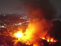 Update: Gudang Elpiji di SPBE Cimuning Bekasi Ludes Terbakar, Sudah 6 Unit Mobil Damkar Dikerahkan