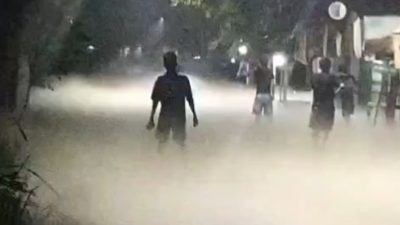 Kota Bekasi -Kesaksian karyawan SPBE Cimuning Doni Saputra soal ledakan gas