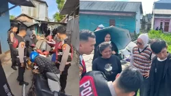 Kabupaten Bekasi - Kombes Pol Sumarni, yang akrab disapa Bunda Kapolres, korps baju cokelat ini melakukan operasi senyap menyisir wilayah rawan di Cikarang Utara. Foto: Ist/Gobekasi.id.