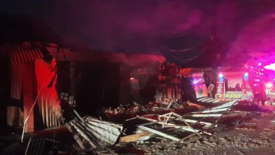 Kondisi rumah warga rusak akibat ledakan SPBE Cimuning Bekasi