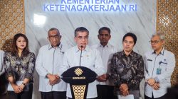 Kota Bekasi - Menaker Yassierli sampaikan imbauan WFH satu hari seminggu