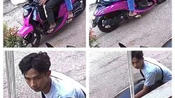 Dua Maling Motor Satroni Kavling Griya Sakinah Mangunjaya, Wajahnya Terekam Jelas CCTV