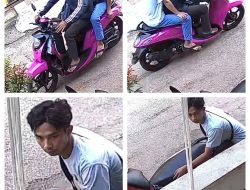 Dua Maling Motor Satroni Kavling Griya Sakinah Mangunjaya, Wajahnya Terekam Jelas CCTV
