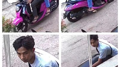 Kabupaten Bekasi - Rekaman CCTV curanmor Kavling Griya Sakinah Mangunjaya Tambun