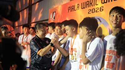 Bekasi - Kompetisi basket bergengsi bertajuk “B’yond Future Champ 2026”. Turnamen yang memperebutkan Piala Wakil Wali Kota ini digelar di GOR Daddy’s Sport, Kota Bekasi, Minggu (26/4/2026). Foto: Ist/Gobekasi.id.