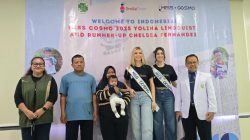 Bekasi - Kunjungan bersejarah Celebrity Ambassador Smile Train Global yang juga Miss Cosmo 2025, Yolina Lindquist, ke RS Hermina Galaxy, Kota Bekasi. Foto: Ist/Gobekasi.id.