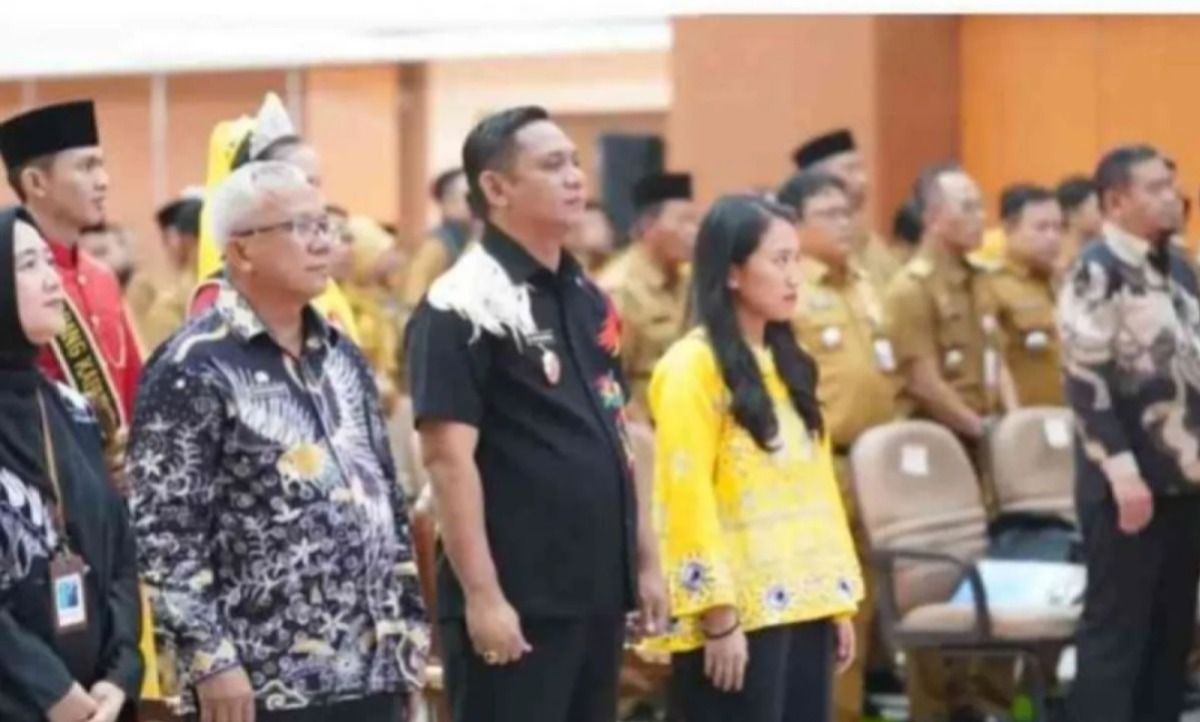 Bekasi - Kegiatan workshop evaluasi pengelolaan keuangan dan pembangunan desa tahun 2026 lingkup Pemerintah Kabupaten Bekasi, Jawa Barat di gedung Swatantra Wibawa Mukti, kompleks perkantoran Pemkab Bekasi, Selasa (5/5/2026). Foto: Ist