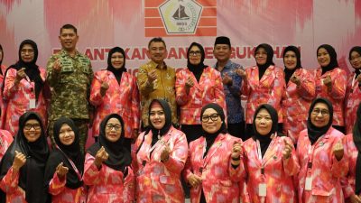 Bekasi - Wakil Wali Kota Bekasi, Abdul Harris Bobihoe, saat menghadiri rangkaian dikukuhkan sebagai Ketua Ikatan Wanita Sulawesi Selatan (IWSS) Kota Bekasi periode 2026-2031, Kamis (7/5/2026). Foto: Ist/Gobekasi.id.